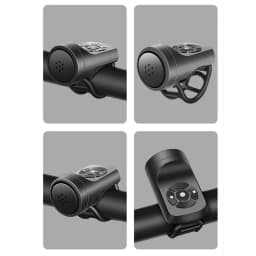 ESLNF Bicycle Bell Rechargeable Bike Motorcycle Electric Anti-theft Alarm Horn Loud Alarm Ring Bell Road Cycling Accessories