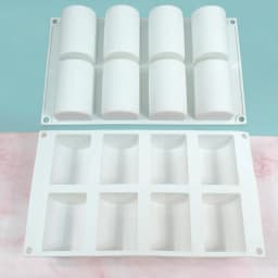Oval Long Strip Mousse Cake Mold Silicone Pastry Mold For Sweets Cake Forms Tray DIY Homemade French Sweets Baking Mould