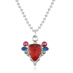 Anime JoJos Bizarre Adventure Necklace Red Stone of Aja Necklace Pendant Joseph Joestar Cosplay Accessories