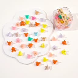 40PCS/Lot Hair Accessories For Girls Colorful Sweet Cute Small Crab Hair Claws Clips Kids Hairpins Headwear Baby Hair Accessory
