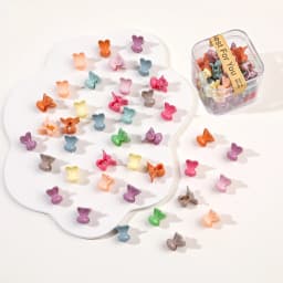 40PCS/Lot Hair Accessories For Girls Colorful Sweet Cute Small Crab Hair Claws Clips Kids Hairpins Headwear Baby Hair Accessory