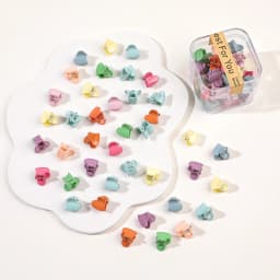 40PCS/Lot Hair Accessories For Girls Colorful Sweet Cute Small Crab Hair Claws Clips Kids Hairpins Headwear Baby Hair Accessory
