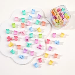 40PCS/Lot Hair Accessories For Girls Colorful Sweet Cute Small Crab Hair Claws Clips Kids Hairpins Headwear Baby Hair Accessory