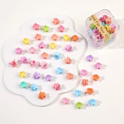 40PCS/Lot Hair Accessories For Girls Colorful Sweet Cute Small Crab Hair Claws Clips Kids Hairpins Headwear Baby Hair Accessory