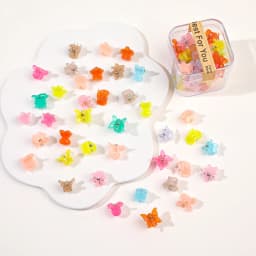 40PCS/Lot Hair Accessories For Girls Colorful Sweet Cute Small Crab Hair Claws Clips Kids Hairpins Headwear Baby Hair Accessory