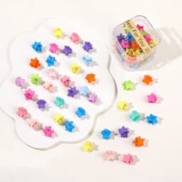 40PCS/Lot Hair Accessories For Girls Colorful Sweet Cute Small Crab Hair Claws Clips Kids Hairpins Headwear Baby Hair Accessory
