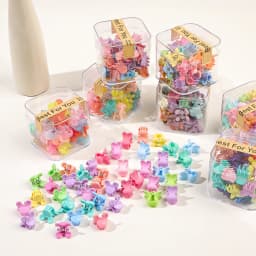 40PCS/Lot Hair Accessories For Girls Colorful Sweet Cute Small Crab Hair Claws Clips Kids Hairpins Headwear Baby Hair Accessory