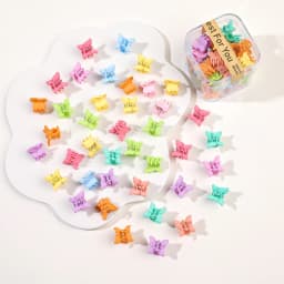 40PCS/Lot Hair Accessories For Girls Colorful Sweet Cute Small Crab Hair Claws Clips Kids Hairpins Headwear Baby Hair Accessory