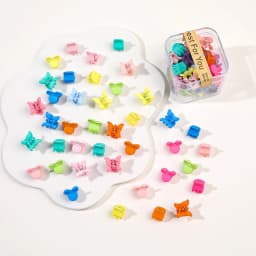 40PCS/Lot Hair Accessories For Girls Colorful Sweet Cute Small Crab Hair Claws Clips Kids Hairpins Headwear Baby Hair Accessory