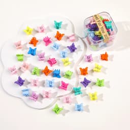 40PCS/Lot Hair Accessories For Girls Colorful Sweet Cute Small Crab Hair Claws Clips Kids Hairpins Headwear Baby Hair Accessory