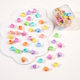40PCS/Lot Hair Accessories For Girls Colorful Sweet Cute Small Crab Hair Claws Clips Kids Hairpins Headwear Baby Hair Accessory