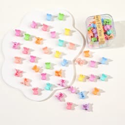 40PCS/Lot Hair Accessories For Girls Colorful Sweet Cute Small Crab Hair Claws Clips Kids Hairpins Headwear Baby Hair Accessory