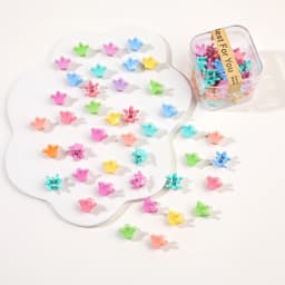 40PCS/Lot Hair Accessories For Girls Colorful Sweet Cute Small Crab Hair Claws Clips Kids Hairpins Headwear Baby Hair Accessory