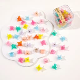 40PCS/Lot Hair Accessories For Girls Colorful Sweet Cute Small Crab Hair Claws Clips Kids Hairpins Headwear Baby Hair Accessory