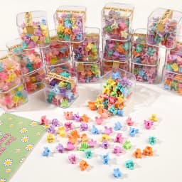 40PCS/Lot Hair Accessories For Girls Colorful Sweet Cute Small Crab Hair Claws Clips Kids Hairpins Headwear Baby Hair Accessory