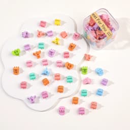 40PCS/Lot Hair Accessories For Girls Colorful Sweet Cute Small Crab Hair Claws Clips Kids Hairpins Headwear Baby Hair Accessory