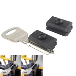 2PCS/Lot Universal Semicircular key embryo fixture clamp For Vertical key machines accessories Yuema key duplicating