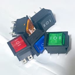 1Pcs KCD4 Rocker Switch ON-OFF-ON 3 Position 6 Pins Electrical Equipment With Light Power Switch 16A 250VAC/ 20A 125VAC