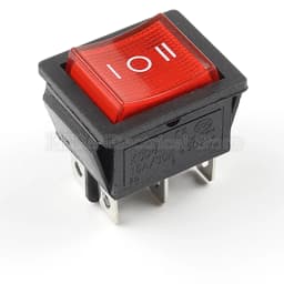 1Pcs KCD4 Rocker Switch ON-OFF-ON 3 Position 6 Pins Electrical Equipment With Light Power Switch 16A 250VAC/ 20A 125VAC