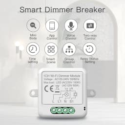 for Tuya Wifi / ZigBee Smart Dimmer Switch Module 2 Way Dimmable Light Switch APP Remote Control Work With Alexa Google Home