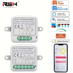 for Tuya Wifi / ZigBee Smart Dimmer Switch Module 2 Way Dimmable Light Switch APP Remote Control Work With Alexa Google Home