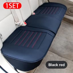 SEAMETAL Full-Surrounded Car Seat Cover Premium PU Leather Auto Seat Protector Cushion Antii Scratch Chair Protection Pad Mat