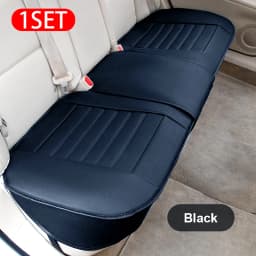 SEAMETAL Full-Surrounded Car Seat Cover Premium PU Leather Auto Seat Protector Cushion Antii Scratch Chair Protection Pad Mat