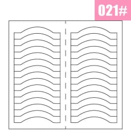 2pcs French Manicure Nail Wraps Stickers, Nail Art Form Fringe Tip Guides for DIY Nail Decoration
