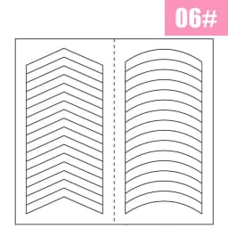 2pcs French Manicure Nail Wraps Stickers, Nail Art Form Fringe Tip Guides for DIY Nail Decoration