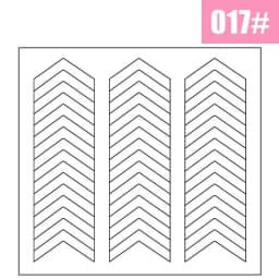 2pcs French Manicure Nail Wraps Stickers, Nail Art Form Fringe Tip Guides for DIY Nail Decoration