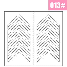 2pcs French Manicure Nail Wraps Stickers, Nail Art Form Fringe Tip Guides for DIY Nail Decoration