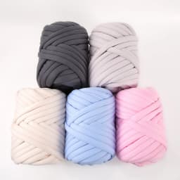 500G Thick Chunky Yarn Cored Cotton Wool Tube Yarn for DIY Blanket Hat Bulky Arm Roving Handwork Knitting Spin Yarn