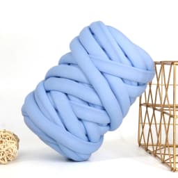 500G Thick Chunky Yarn Cored Cotton Wool Tube Yarn for DIY Blanket Hat Bulky Arm Roving Handwork Knitting Spin Yarn