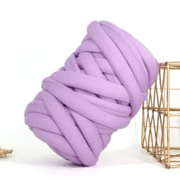 500G Thick Chunky Yarn Cored Cotton Wool Tube Yarn for DIY Blanket Hat Bulky Arm Roving Handwork Knitting Spin Yarn
