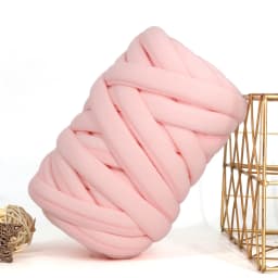 500G Thick Chunky Yarn Cored Cotton Wool Tube Yarn for DIY Blanket Hat Bulky Arm Roving Handwork Knitting Spin Yarn