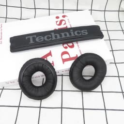 RP DJ1200 Earpads For Technics Headphone RP-DJ1200 Headpad Ear pads Replacement Headset Ear Pad PU Leather Sponge Foam