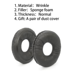 RP DJ1200 Earpads For Technics Headphone RP-DJ1200 Headpad Ear pads Replacement Headset Ear Pad PU Leather Sponge Foam
