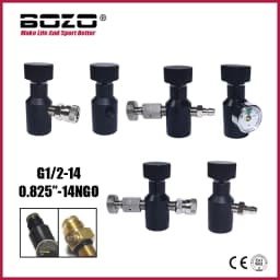 HPA Universal Fill Adapter of Marker Coil Remote Hose Line High Pressure UFA CO2 Tank On/Off ASA G1/2