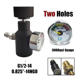 HPA Universal Fill Adapter of Marker Coil Remote Hose Line High Pressure UFA CO2 Tank On/Off ASA G1/2