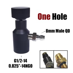 HPA Universal Fill Adapter of Marker Coil Remote Hose Line High Pressure UFA CO2 Tank On/Off ASA G1/2
