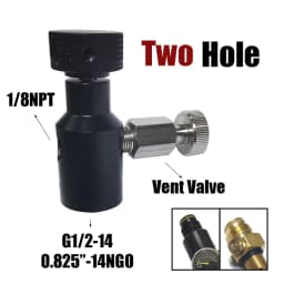 HPA Universal Fill Adapter of Marker Coil Remote Hose Line High Pressure UFA CO2 Tank On/Off ASA G1/2