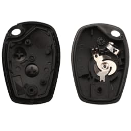 jingyuqin 5/10pcs Button Remote Key Shell Case For Renault Espace Laguna Duster Logan DACIA Sandero Clio Kangoo Nissan No Blade