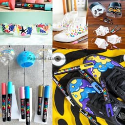 1 UNI POSCA PC-1M Marker Art Supplies for Artist POP Poster Pen Graffiti Advertising 0.7mm Art Stationery Multi-color Optional