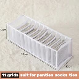 Organizer For Underwear Socks Bra Pants Scarf Tie Storage Box Jeans Clothing Organization Dividers For Drawers Clothes Organizer