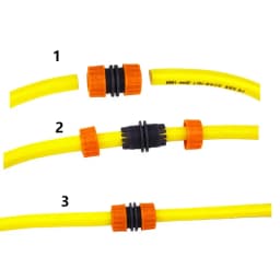 Garden Hose Connector 1/2' 3/4' 1' Inch Pipe Coupler Stop Water Connector 12mm 19mm 25mm Hose Bore Repair Joint Irrigation