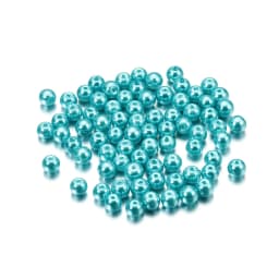 100Pcs/Lot 4/6/8/10mm Round Glass Bead Imitation Pearl Beads for DIY Earrings Necklace Jewelry Making Findings Accessories