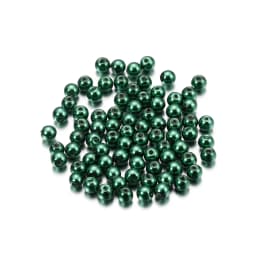 100Pcs/Lot 4/6/8/10mm Round Glass Bead Imitation Pearl Beads for DIY Earrings Necklace Jewelry Making Findings Accessories