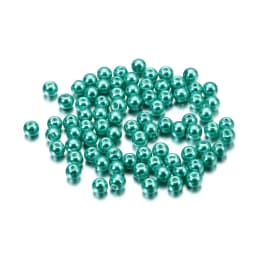 100Pcs/Lot 4/6/8/10mm Round Glass Bead Imitation Pearl Beads for DIY Earrings Necklace Jewelry Making Findings Accessories