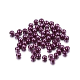 100Pcs/Lot 4/6/8/10mm Round Glass Bead Imitation Pearl Beads for DIY Earrings Necklace Jewelry Making Findings Accessories