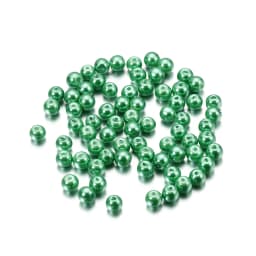 100Pcs/Lot 4/6/8/10mm Round Glass Bead Imitation Pearl Beads for DIY Earrings Necklace Jewelry Making Findings Accessories